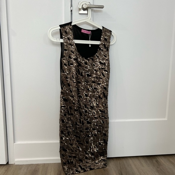 SEQUIN BODYCON DRESS - Picture 3 of 5